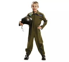 Fato de piloto de avião para criança