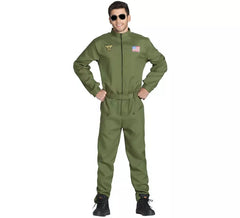 Fato de piloto de combate para homem
