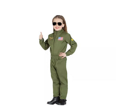 Fato de piloto de caça para crianças
