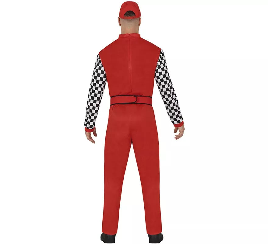 Translation missing: pt-PT.Disfraz de Piloto de Fórmula 1 rojo para hombre