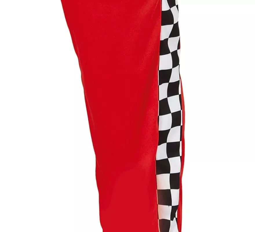 Translation missing: pt-PT.Disfraz de Piloto de Fórmula 1 rojo para hombre
