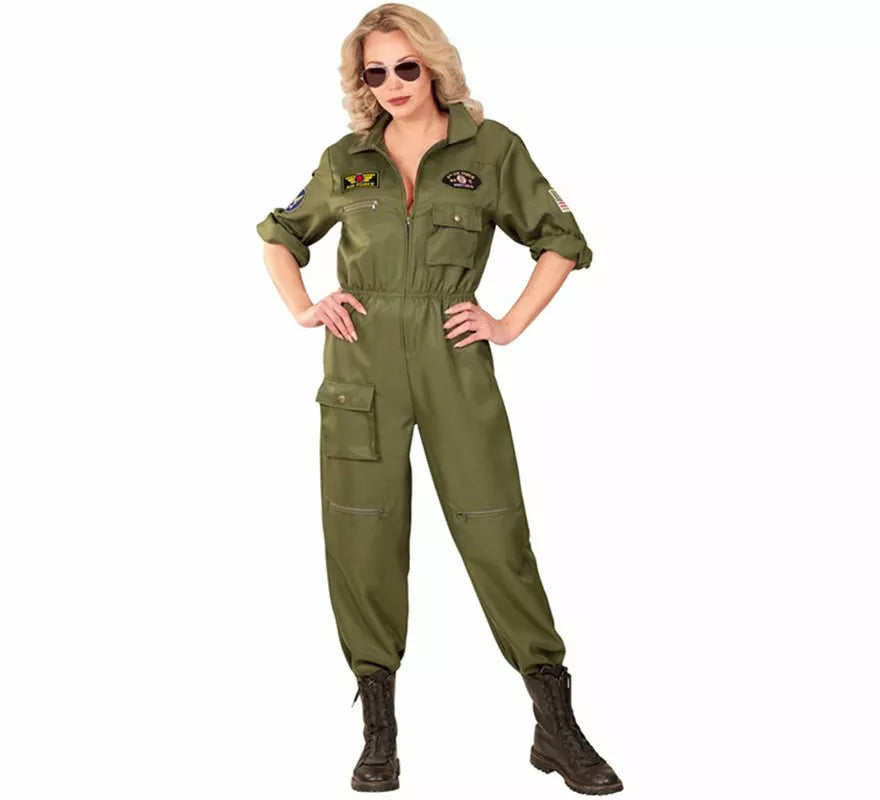 Translation missing: pt-PT.Disfraz de Piloto Jet de Combate para mujer