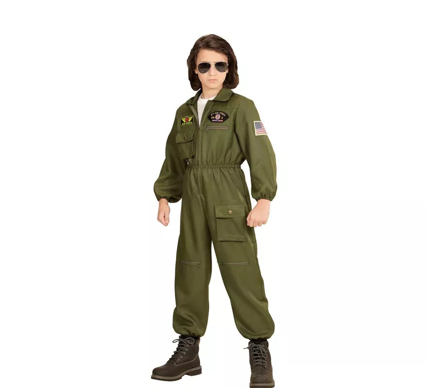 Translation missing: pt-PT.Disfraz de Piloto Jet de Combate para niños y adolescente