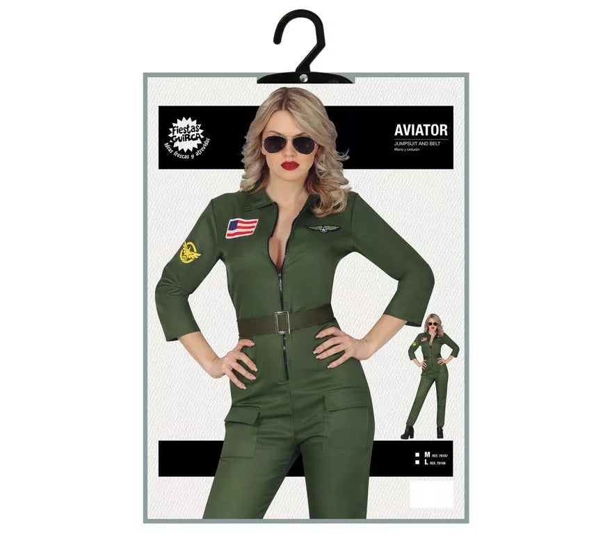 Translation missing: pt-PT.Disfraz de Piloto Militar para mujer