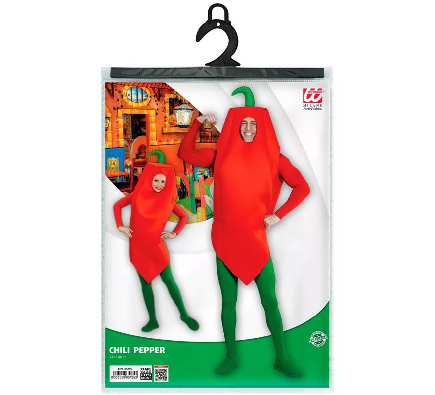 Translation missing: pt-PT.Disfraz de Pimiento Picante para adulto