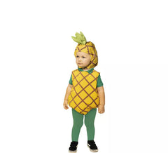 Fato de ananás com capuz para bebés