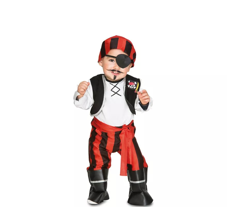 Translation missing: pt-PT.Disfraz de Pirata a Rayas para niño y bebé