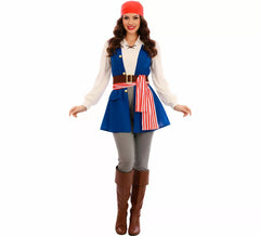 Fato de pirata Jackeline Buccaneer para mulher