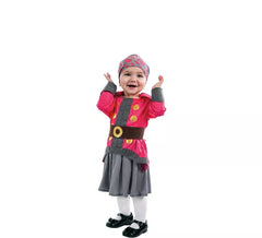 Fato de pirata bucaneiro para bebé