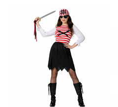 Fato de pirata corsário para mulher