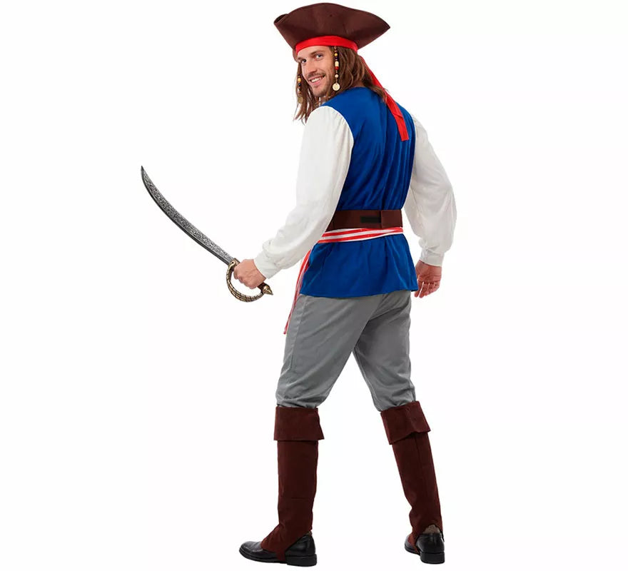 Translation missing: pt-PT.Disfraz de Pirata Bucanero Jack para hombre