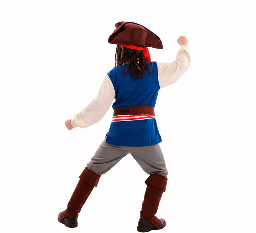 Translation missing: pt-PT.Disfraz de Pirata Bucanero Jack para niño