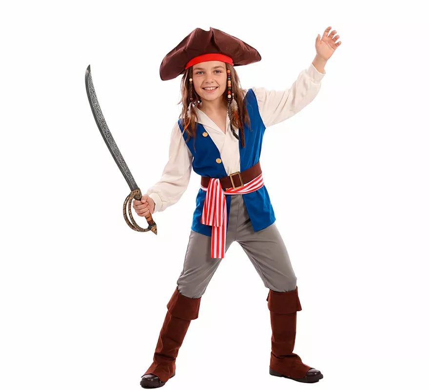 Translation missing: pt-PT.Disfraz de Pirata Bucanero Jack para niño