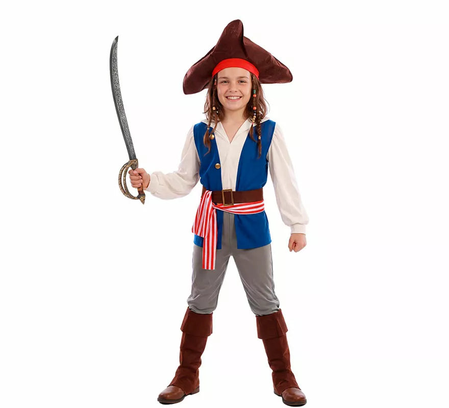 Translation missing: pt-PT.Disfraz de Pirata Bucanero Jack para niño