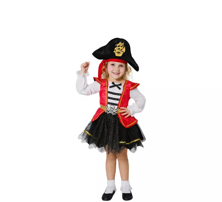 Translation missing: pt-PT.Disfraz de Pirata Caribeña para niña y bebé
