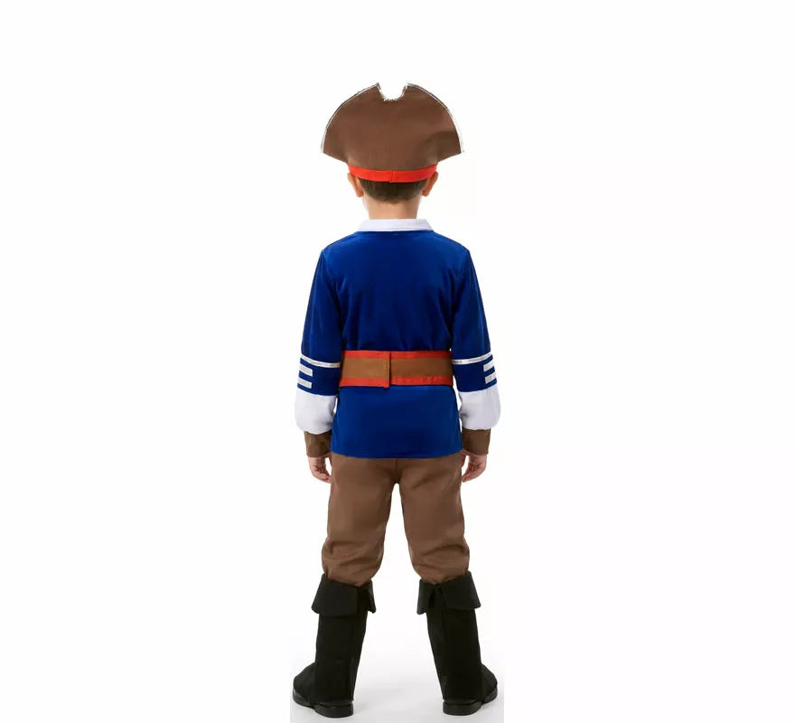 Translation missing: pt-PT.Disfraz de Pirata con Chaqueta azul para niño