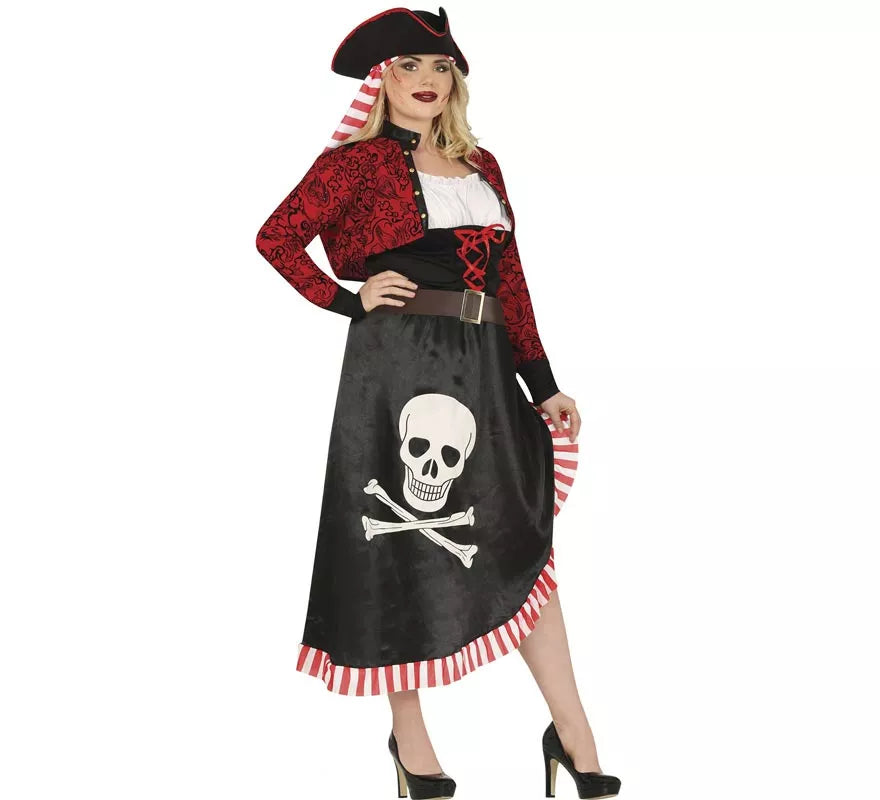 Translation missing: pt-PT.Disfraz de Pirata con Falda para Mujer