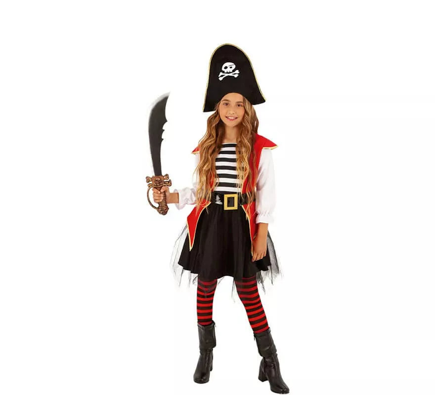 Translation missing: pt-PT.Disfraz de Pirata con Tutú para niña