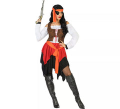 Fato de pirata corsário para mulher
