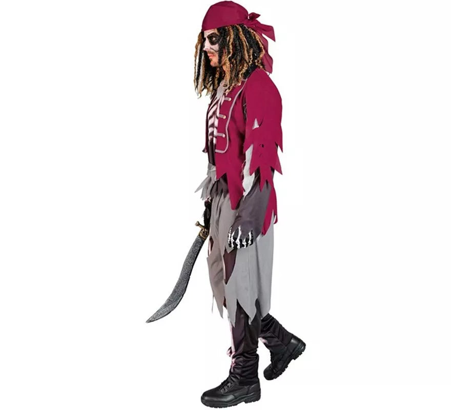 Translation missing: pt-PT.Disfraz de Pirata Grumete Esqueleto para hombre
