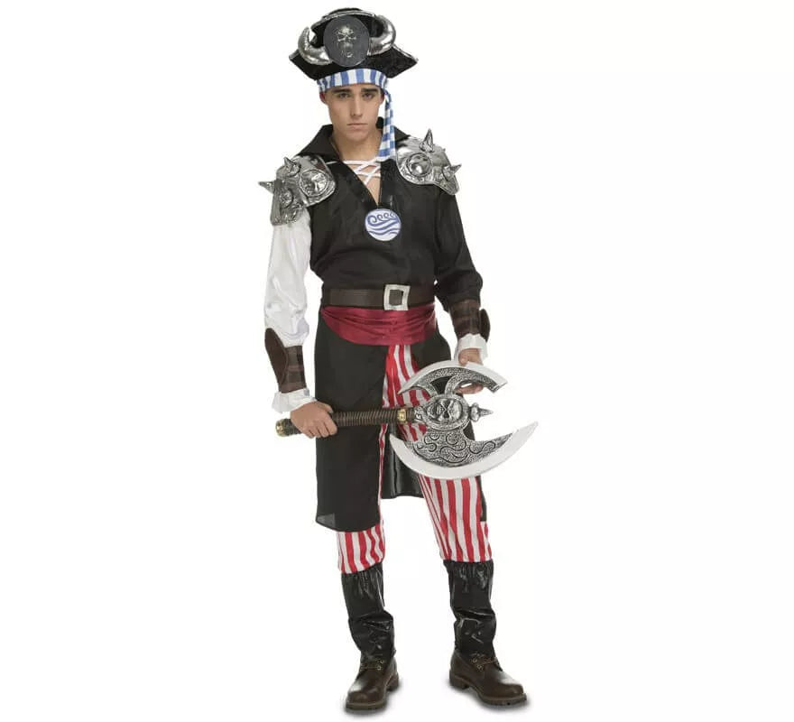 Translation missing: pt-PT.Disfraz de Pirata Jack Devil Fantasía para hombre
