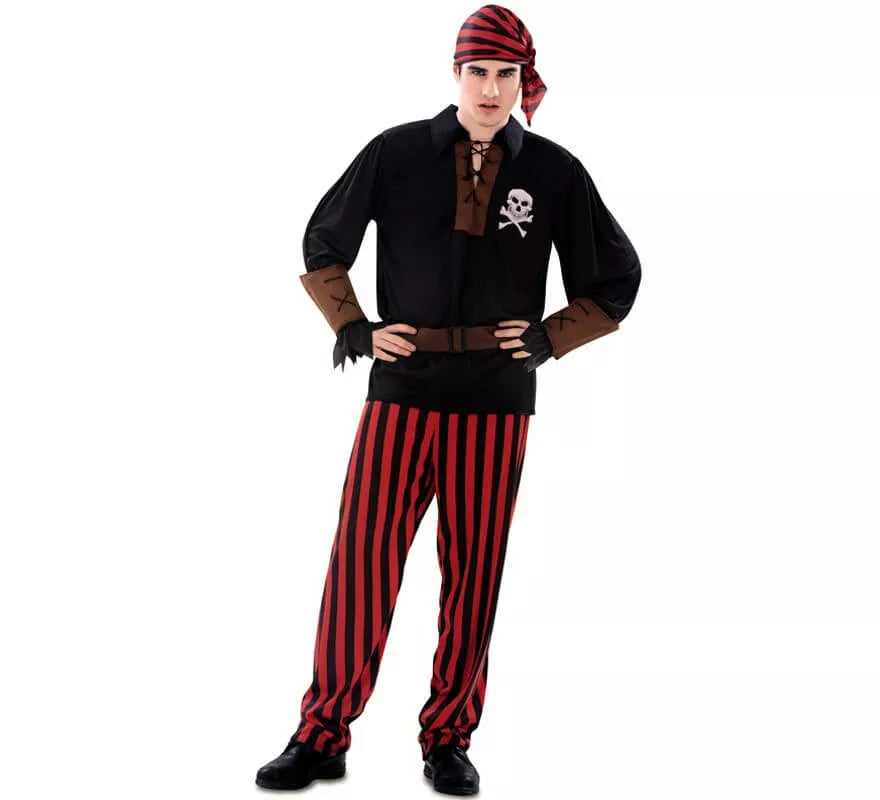 Translation missing: pt-PT.Disfraz de Pirata Jolly para Hombre talla M-L