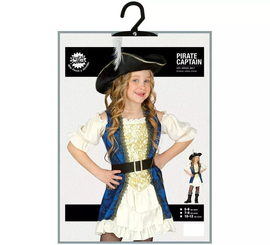Translation missing: pt-PT.Disfraz de Pirata Lujo para niña