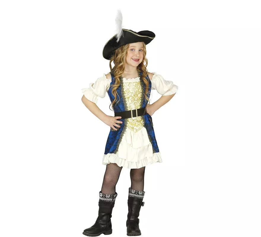 Translation missing: pt-PT.Disfraz de Pirata Lujo para niña