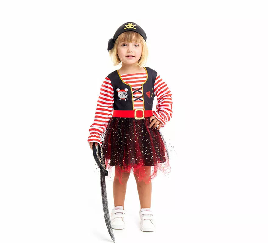 Translation missing: pt-PT.Disfraz de Pirata para niña y bebé