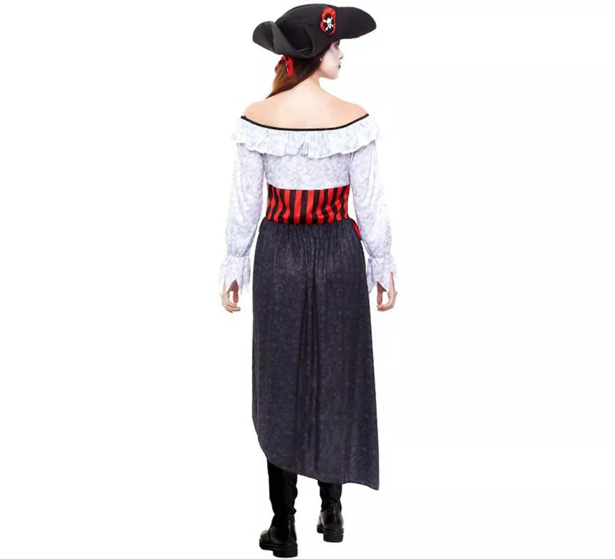 Disfraz de Pirata Zombie para mujer