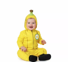 Fato de banana para bebé