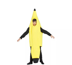 Fato de banana para crianças