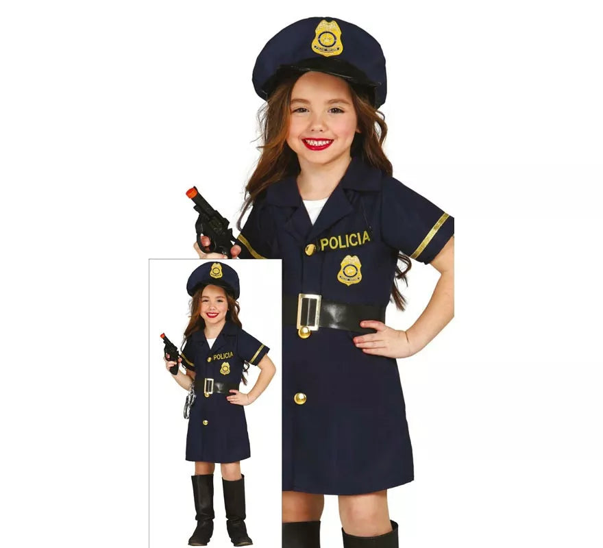 Translation missing: pt-PT.Disfraz de Police Girl para niña