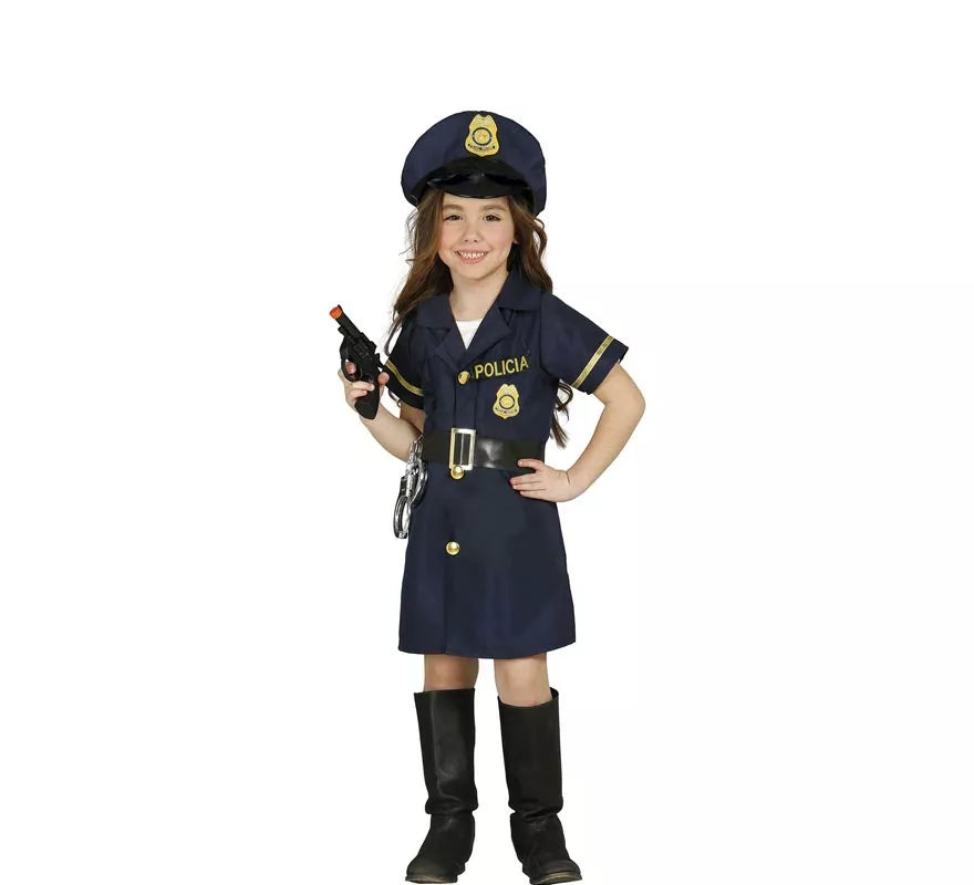 Translation missing: pt-PT.Disfraz de Police Girl para niña