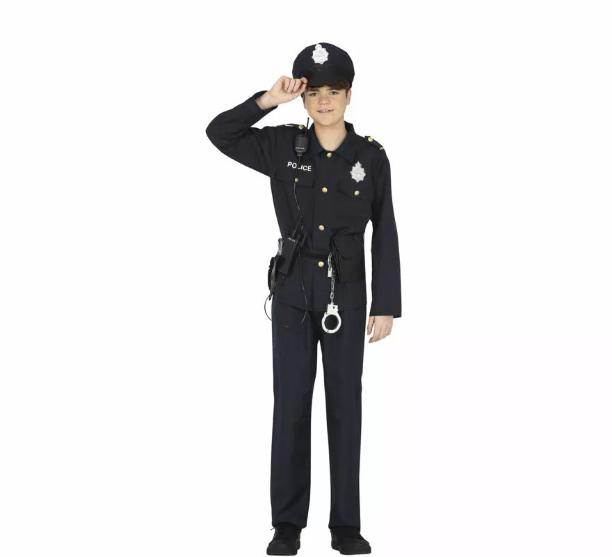 Translation missing: pt-PT.Disfraz de Policia Americano para adolescente