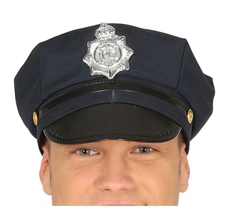 Translation missing: pt-PT.Disfraz de Policía azul para hombre