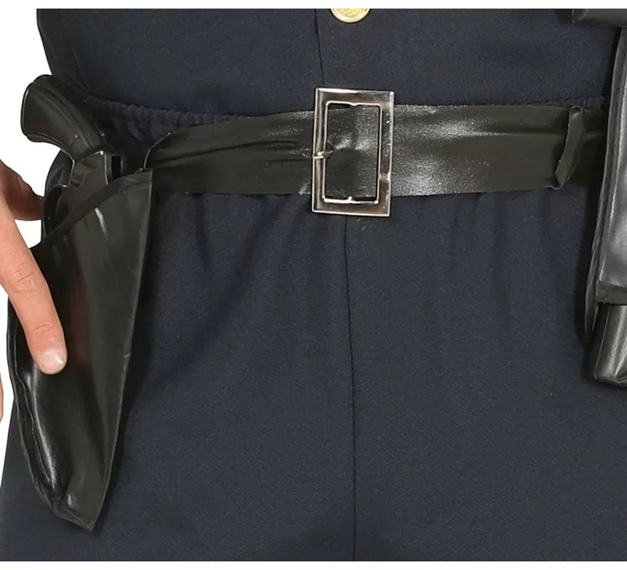 Disfraz de Policía azul para hombre