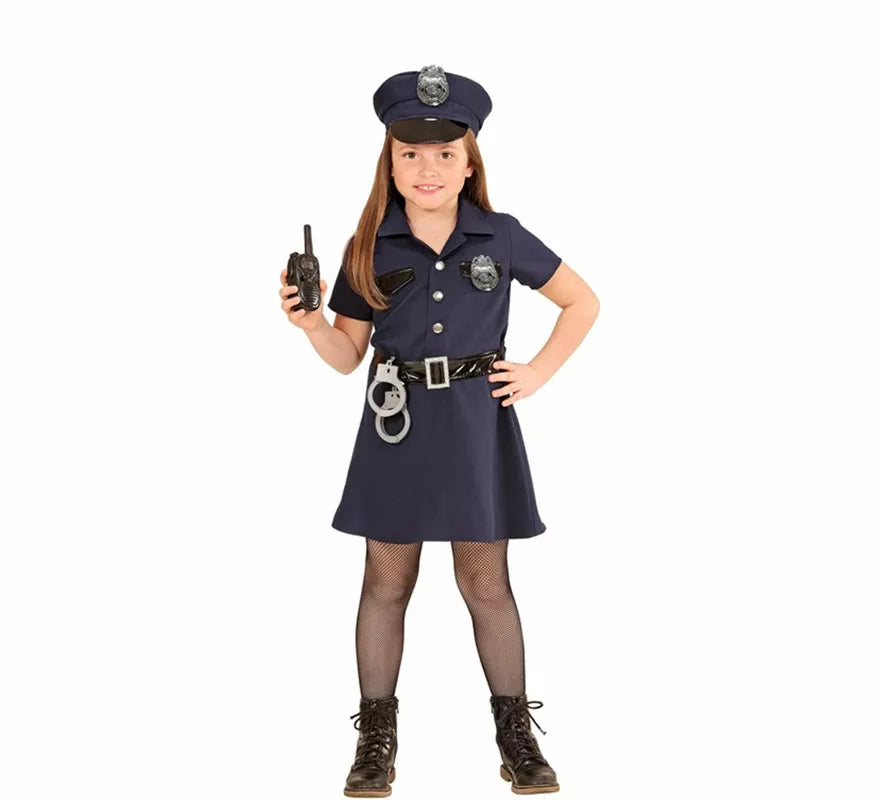 Translation missing: pt-PT.Disfraz de Policía con Esposas para niña