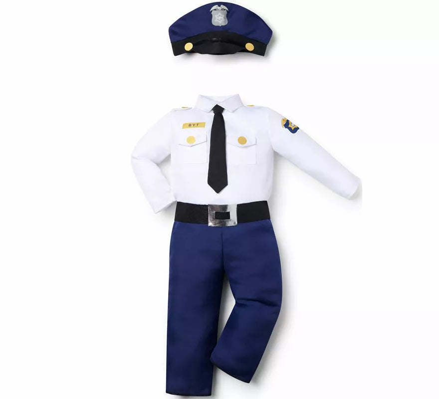 Translation missing: pt-PT.Disfraz de Policía con Sombrero para bebé