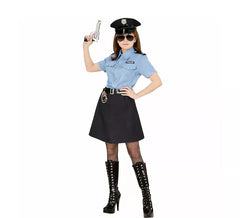 Fato de policial com chapéu para mulheres