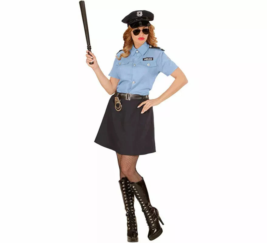 Translation missing: pt-PT.Disfraz de Policía con Sombrero para mujer