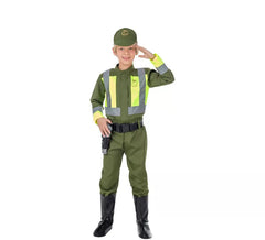 Fato de polícia de trânsito infantil