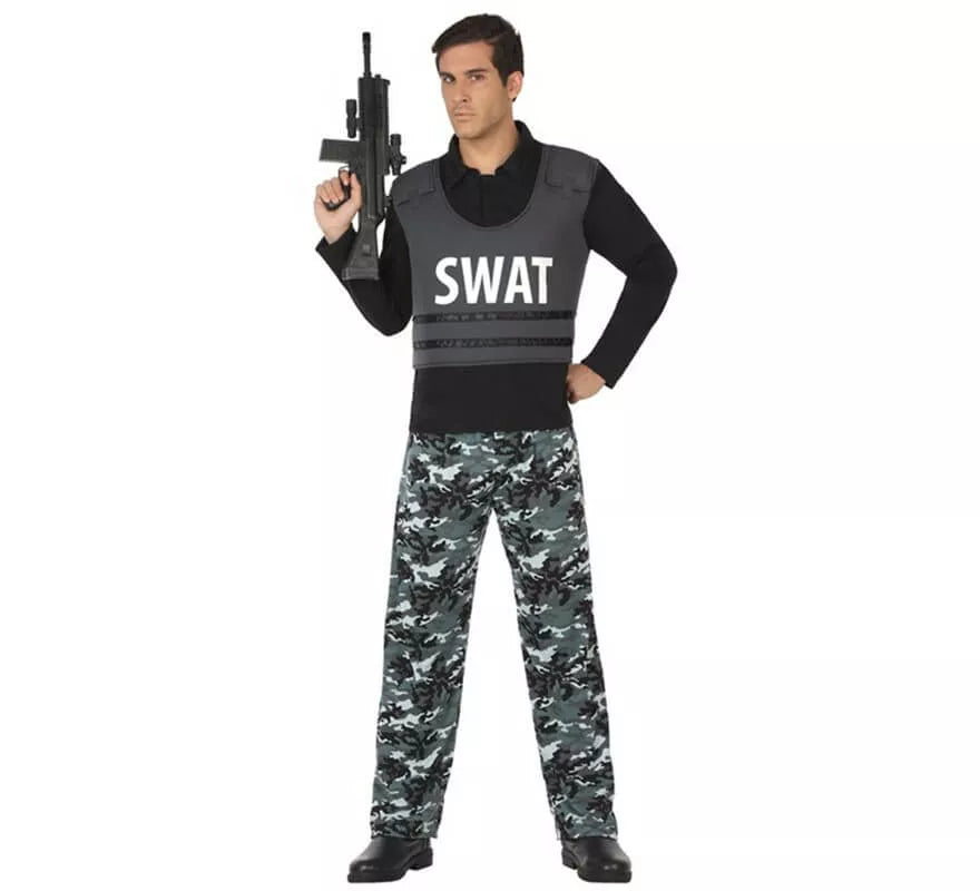 Translation missing: pt-PT.Disfraz de Policía SWAT para hombre