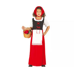 Fato de Innkeeper vermelho para menina