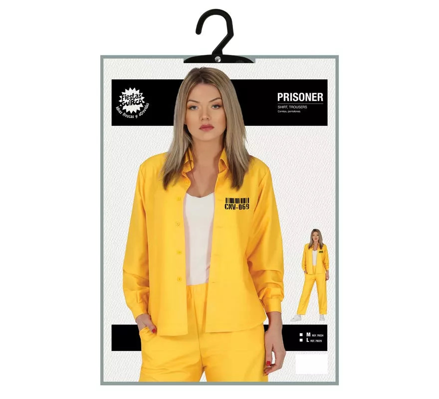 Translation missing: pt-PT.Disfraz de Presa Amarillo para mujer