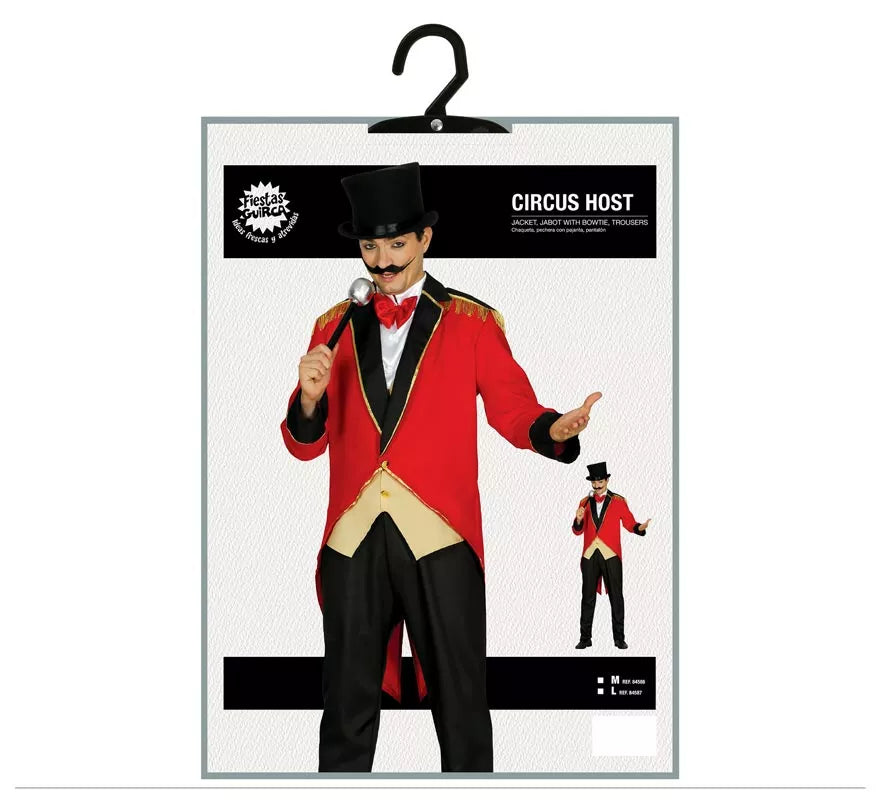 Translation missing: pt-PT.Disfraz de Presentador de Circo para hombre