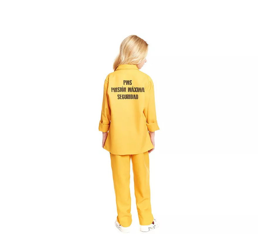 Translation missing: pt-PT.Disfraz de Presidiaria Amarillo para niña