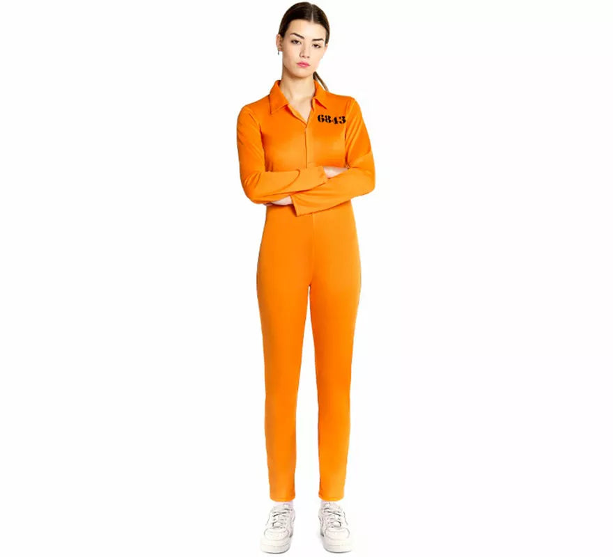 Translation missing: pt-PT.Disfraz de Presidiaria naranja para mujer