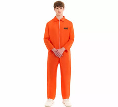 Fato de prisioneiro laranja para homem
