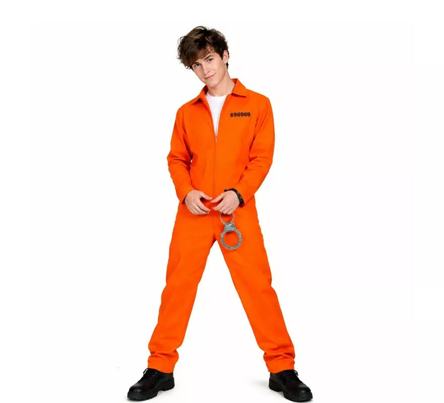 Translation missing: pt-PT.Disfraz de Preso naranja para hombre